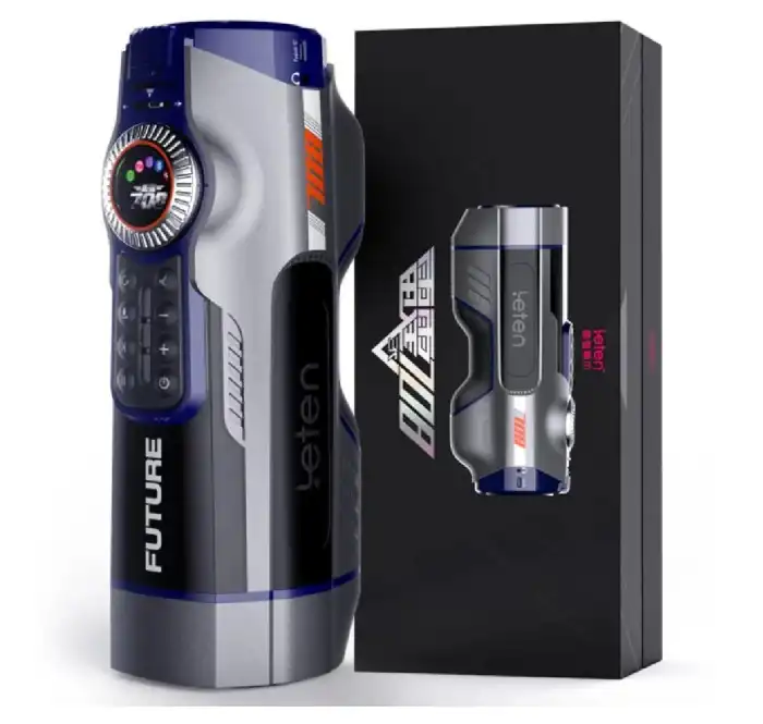 #BDM1578 - USB Şarjlı Sesli Isıtmalı Titreşimli Masturbatör - Leten Future 708