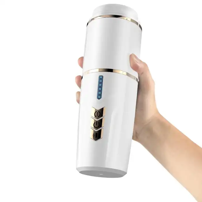 #BDM1510 - USB Şarjlı Titreşimli Emme Ayarlı Sesli Masturbatör - Kimi