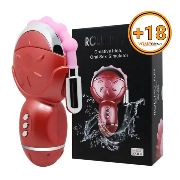 #BDM4100 - 12 Anal Titreşim 6 Vajinal Dil Uyarım Fonksiyonlu Teknolojik Vibratör