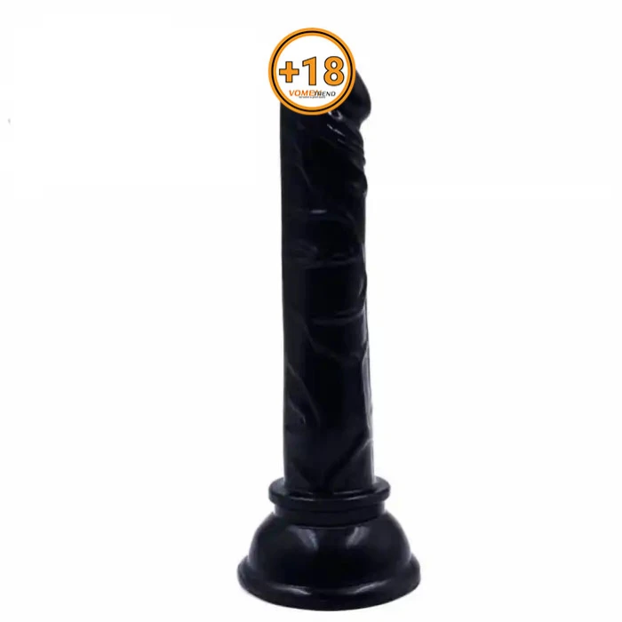 #PX081S - 13 cm Testissiz Vantuzlu Realistik Zenci Penis Anal Vajinal Dildo