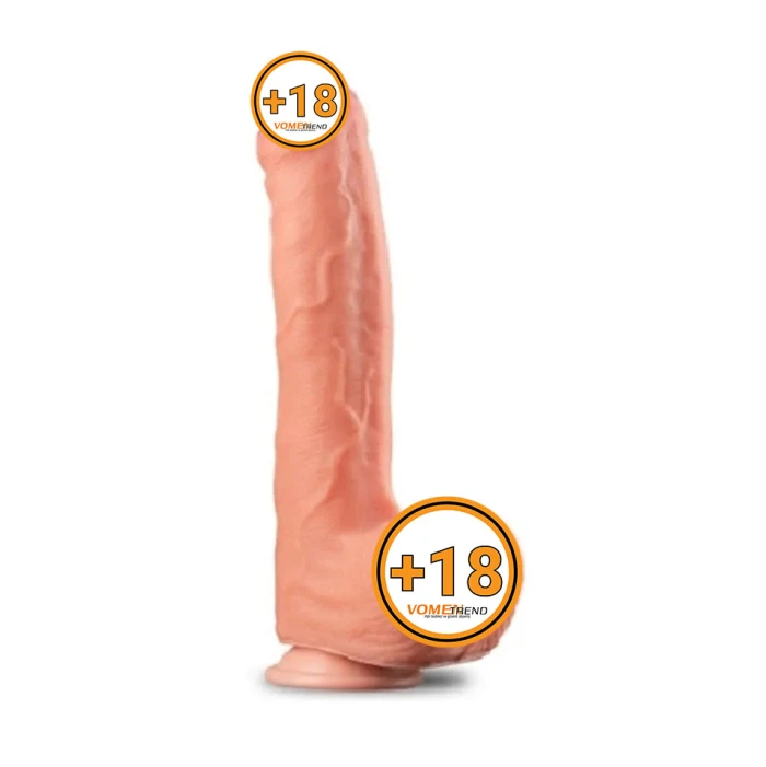 #LV411011 - 28 cm Yeni Nesil Çift Katmanlı Realistik Dildo Penis