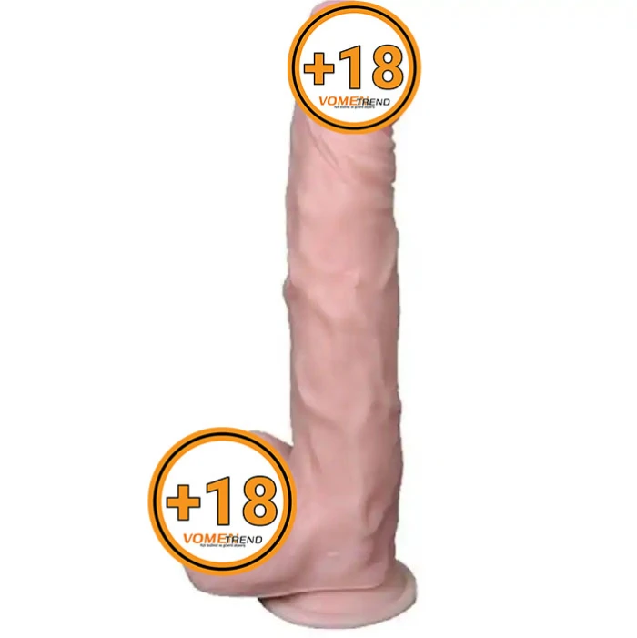 #U6004 - 22,5 cm Realistik Damarlı Dildo Penis