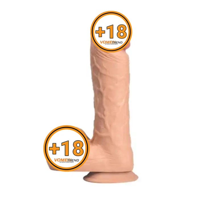 #PX047 - 24 cm Dev Boy Kalın Realistik Vantuzlu Dildo Penis