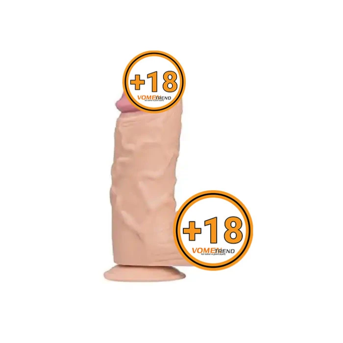 #PX164 - 24,5 cm Vantuzlu Kalın Realistik Penis Anal Vajinal Dildo