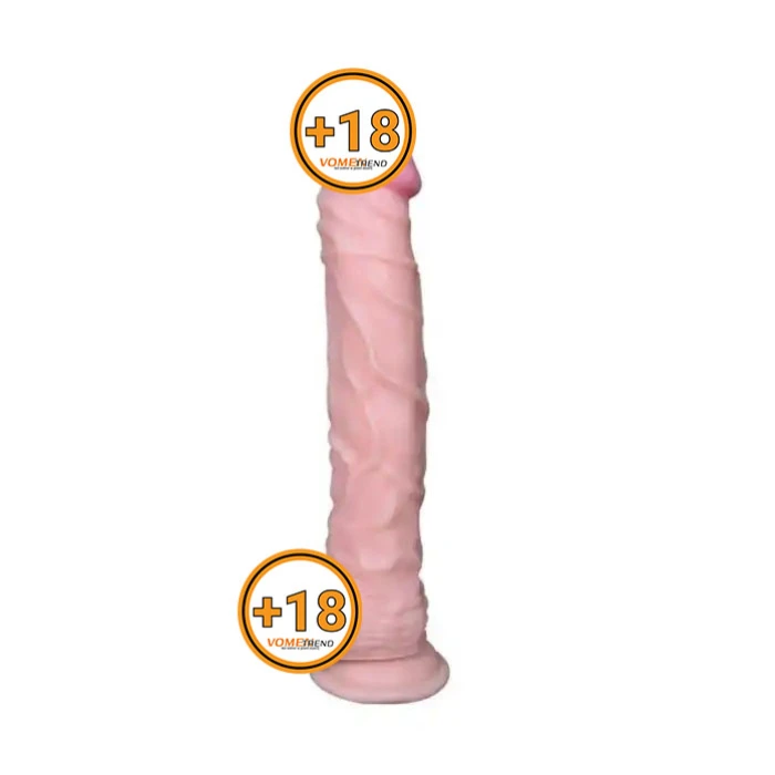 #U6002 - 25 cm Et Dokusunda Süper Realistik Dildo Penis