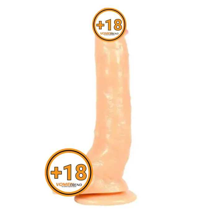#BDM1818 - 25 cm Realistik Ultra Yumuşak Dokulu Vantuzlu Kalın Dildo Penis