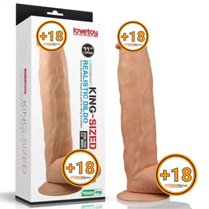 #LV2208 - 30 cm Gerçekçi Ekstra Uzun Kalın Dildo Penis