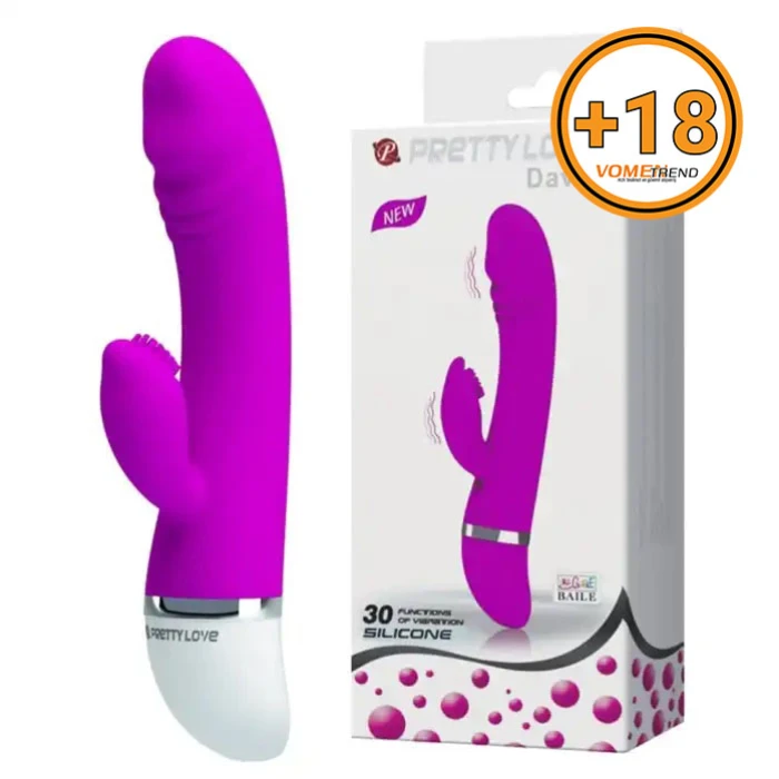 #B1184 - 30 Fonksiyonlu Klitoris Uyarıcılı Teknolojik Vibratör Penis