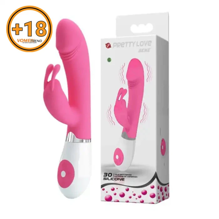 #B1148 - 30 Fonksiyonlu Teknolojik Klitoris Uyarıcılı Tavşan Vibratör Penis