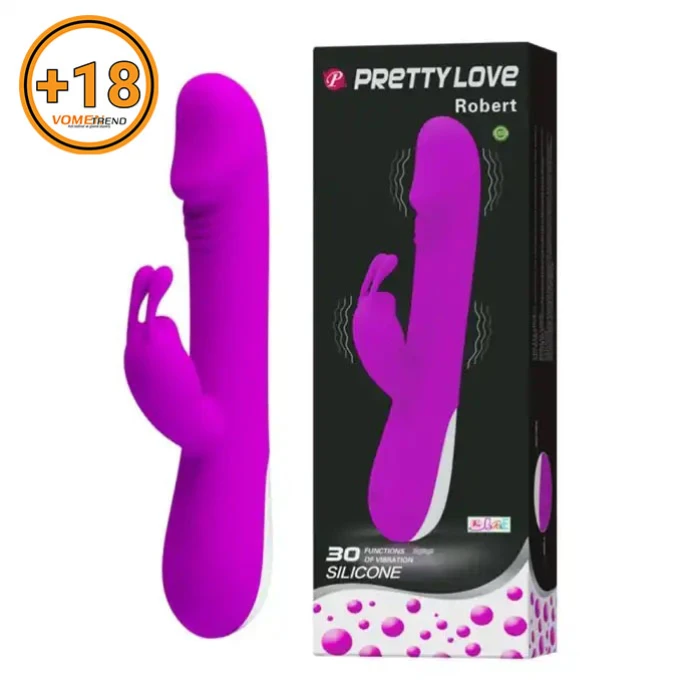 #BDM4279 - 30 Fonksiyonlu Teknolojik Klitoris Uyarıcılı Tavşan Vibratör Penis
