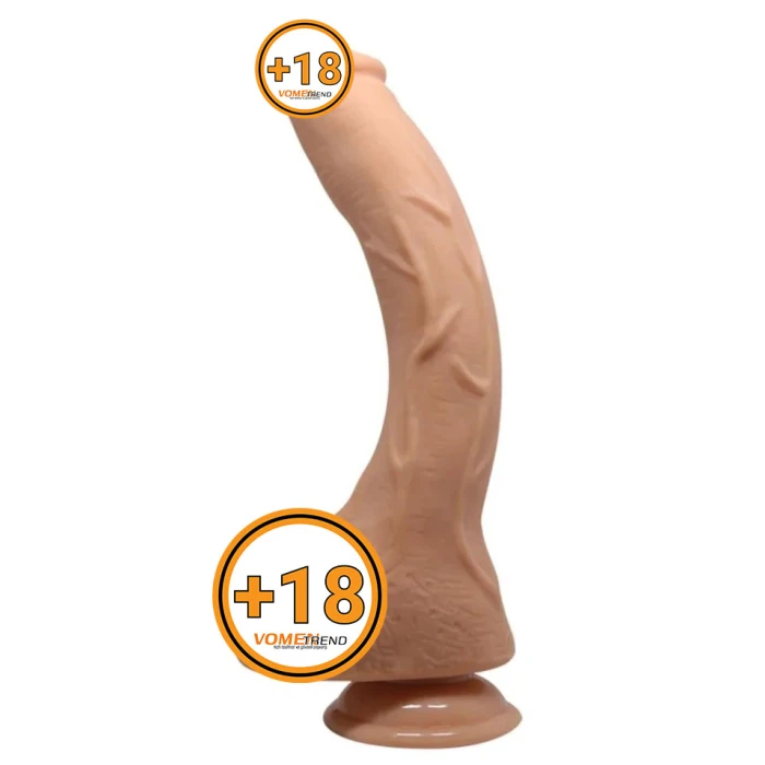 #BDM1250-1 - 27 cm Gerçekçi Kalın Dildo Penis
