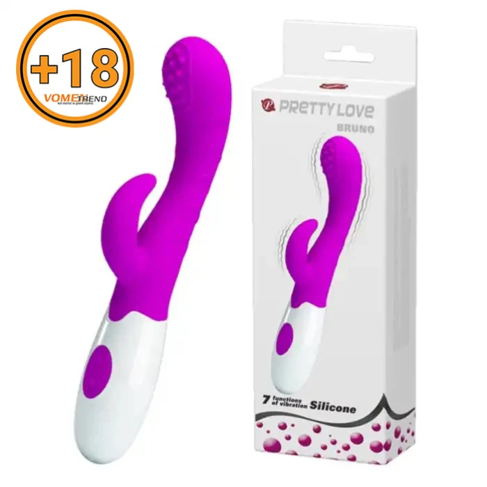 #BDM4218 - 7 Fonksiyonlu Klitoris G-Spot Uyarıcılı Teknolojik Vibratör
