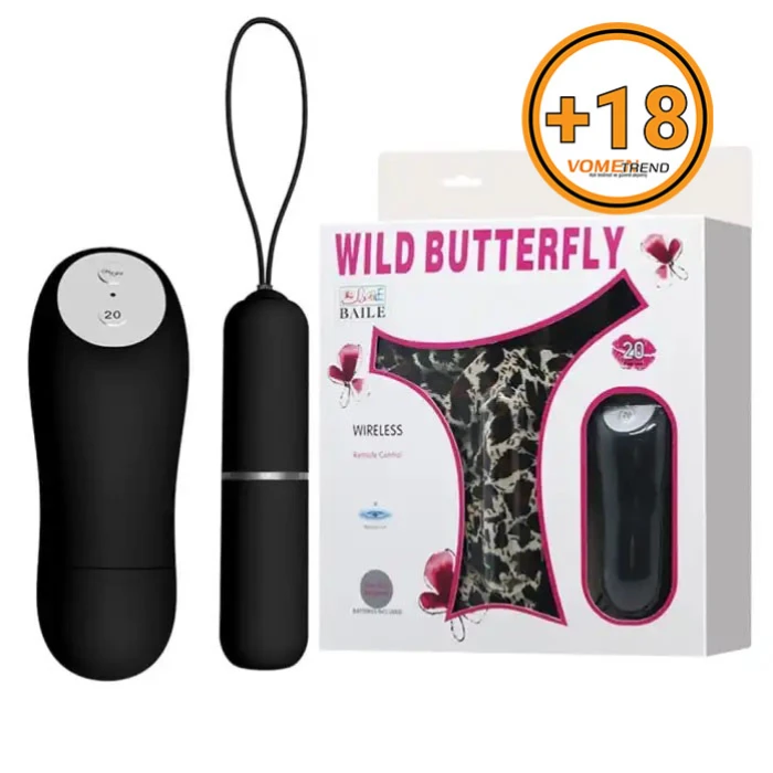 #B1274 - Çamaşır İçi Uzaktan Kumandalı Vibratör - Wild Butterfly