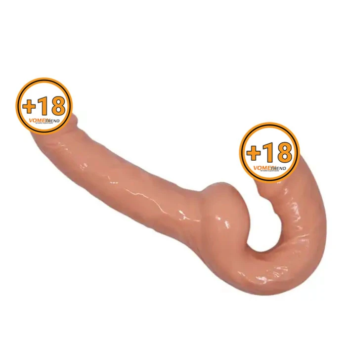 #BDM2280 - Çift Taraflı Lezbiyen Penis Süper Gerçekçi Strapless