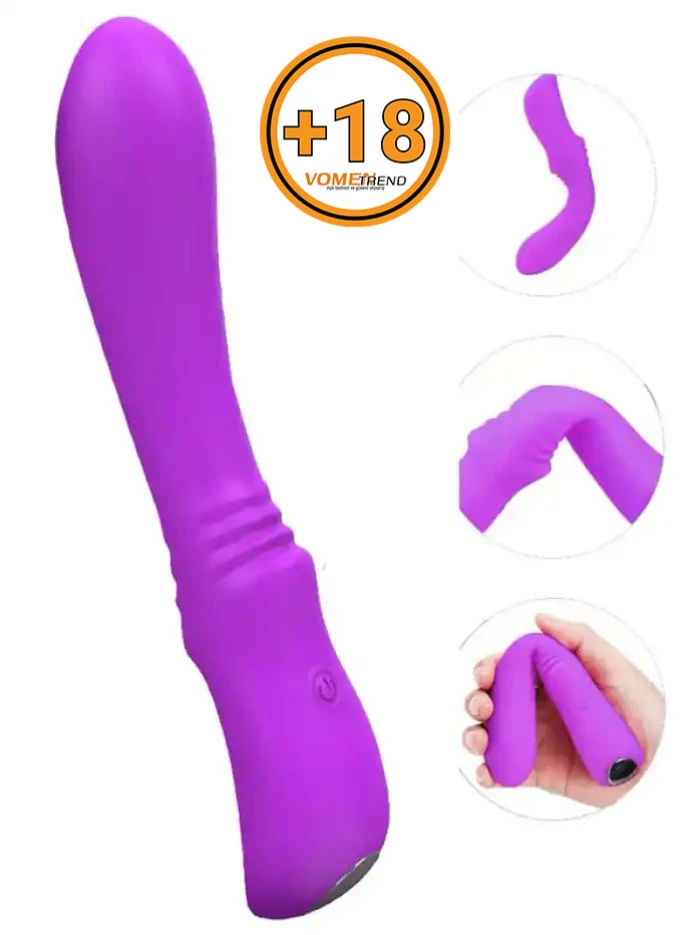 #S035 - 18 cm Esnek Ultra Güçlü Şarjlı Vibratör
