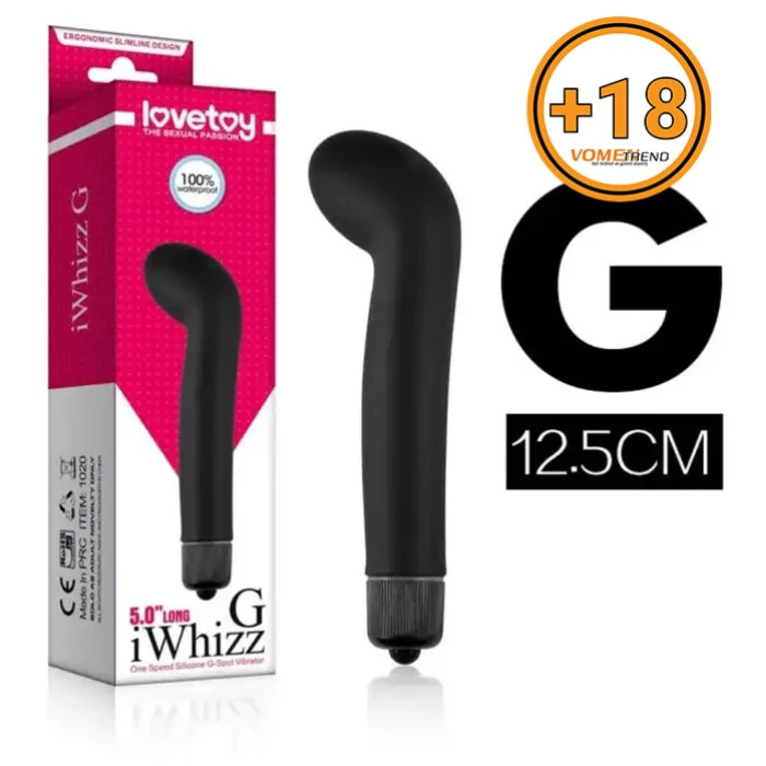 #1020 - G-Spot Uyarıcılı Titreşimli Vibratör Dildo 12,5 cm