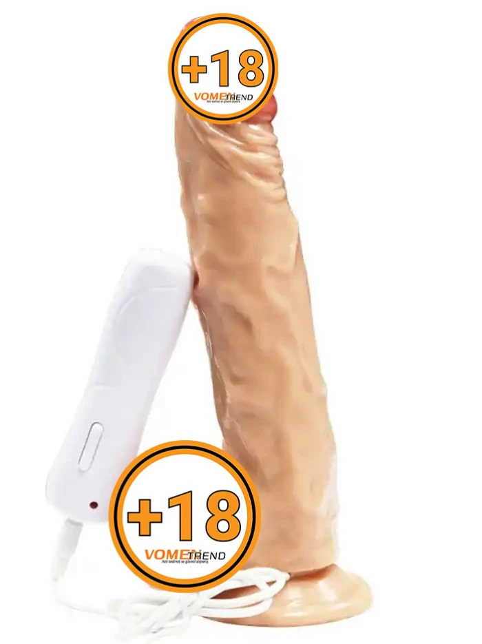 #PX024V - 25 cm Kumandalı Gerçekçi Titreşimli Dildo Vibratör