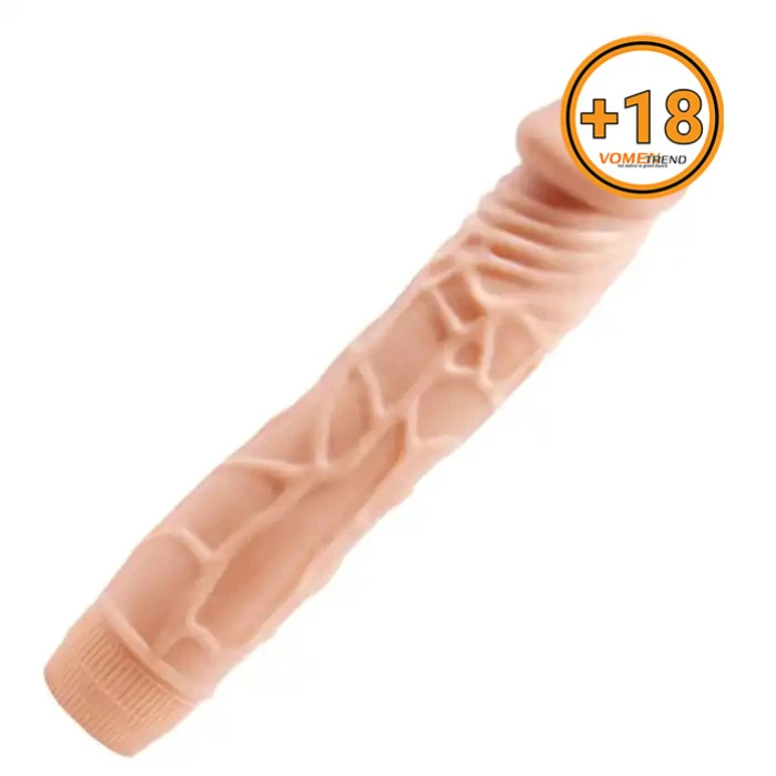 #BDM1009 - 22,5 cm Güçlü Titreşimli Damarlı Realistik Vibratör Penis