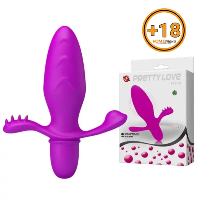 #B1157 - Klitoral Uyarıcılı Titreşimli Anal Plug