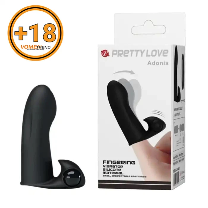 #B1233 - Klitoris Uyarıcılı Titreşimli Parmak Vibratörü - Vomentrend