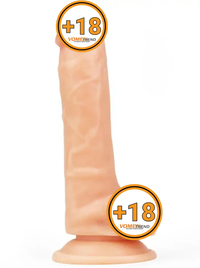 #LV1089 - 20 cm Ultra Yumuşak Ten Dokulu Realistik Dildo Penis
