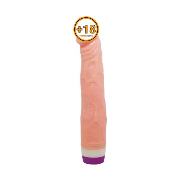 #B1060 - 22 cm Güçlü Titreşimli Realistik Vibratör Gerçekci Penis Dildo