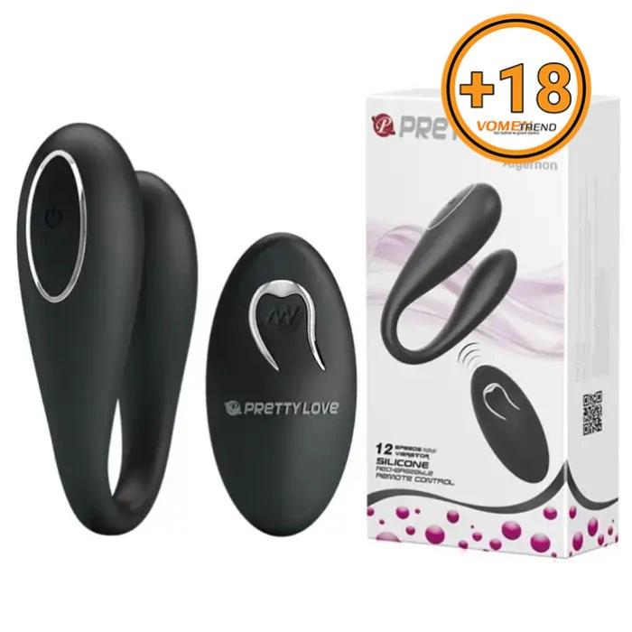 #BDM4582 - Siyah USB Şarjlı 12 Titreşimli Uzaktan Kumandalı Vibratör