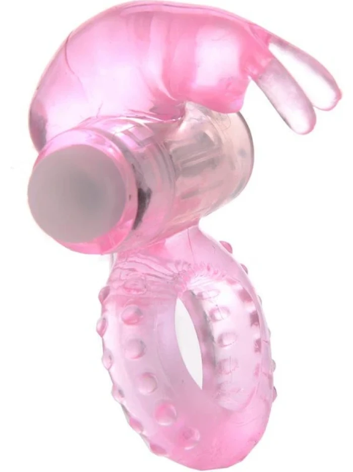 #FA-PR-23 - Titreşimli Pembe Tavşan Penis Halkası