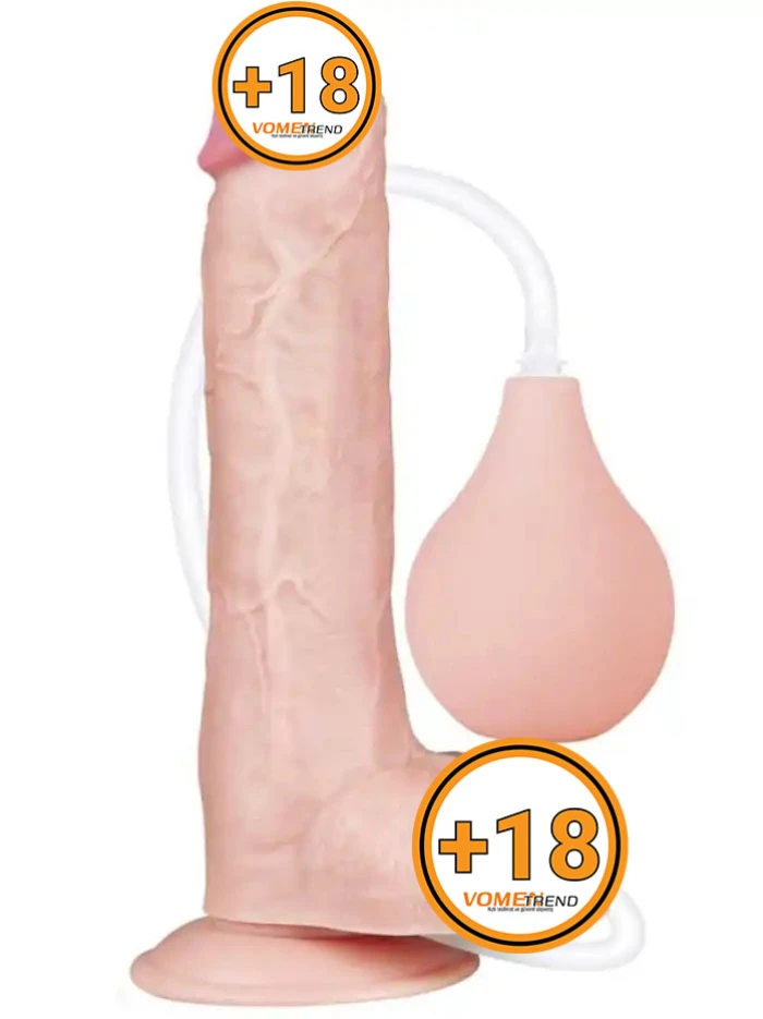 #LV116022 - 25 cm Fışkırtmalı Gerçekçi Dildo Penis