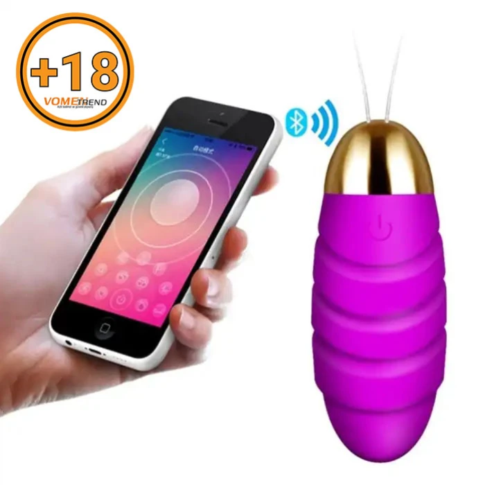 #BDM052 - Telefondan Kumandalı 10 Fonksiyonlu Masaj Vibratörü Zevk Yumurtası
