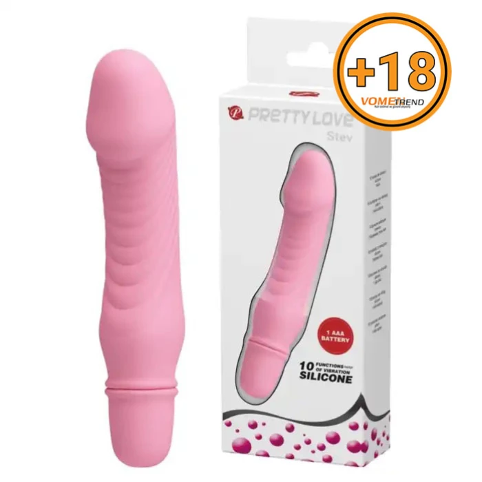 #B1269 - Titreşim Özellikli Vibratör Açık Pembe 13.5 cm Pretty Love