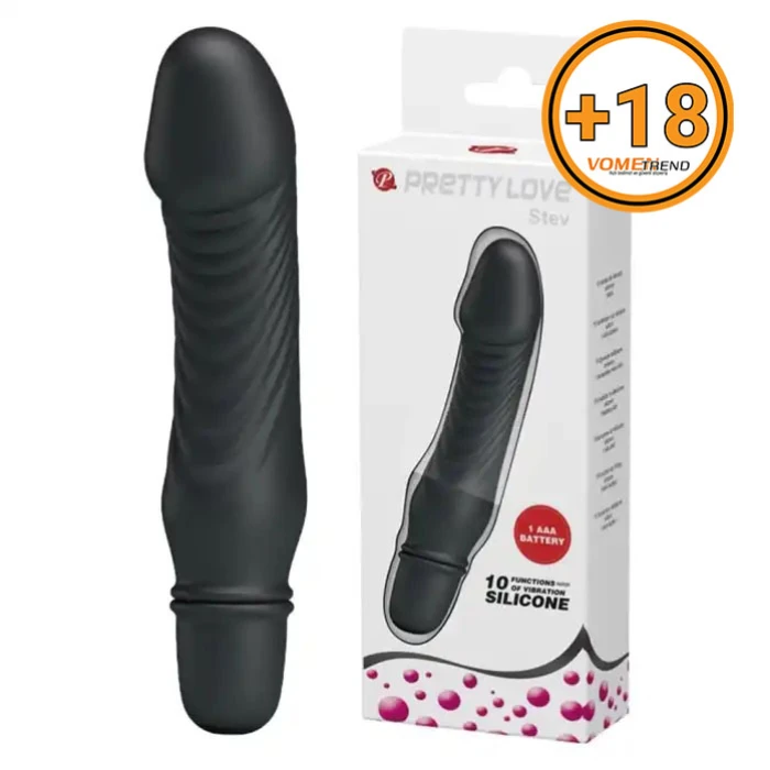 #B1272 - Titreşim Özellikli Vibratör Siyah 13.5 cm Pretty Love