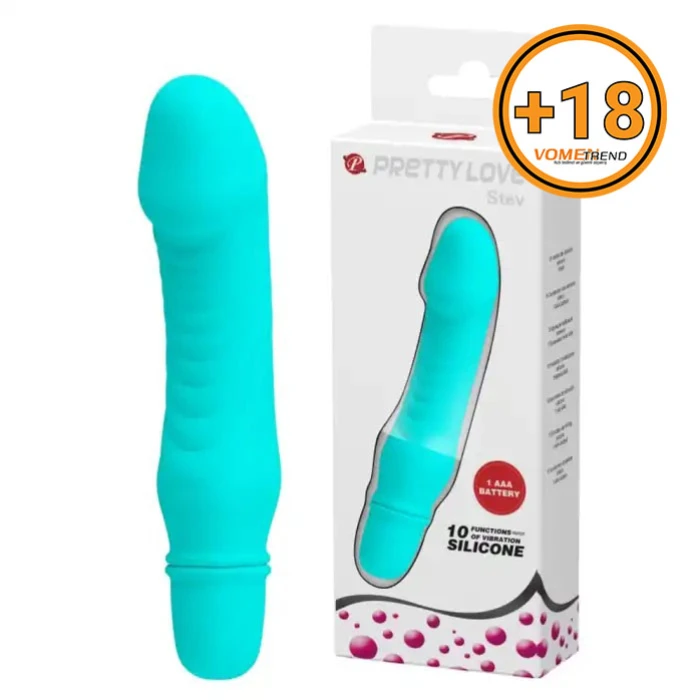 #B1271 - Titreşim Özellikli Vibratör Turkuaz 13.5 cm Pretty Love