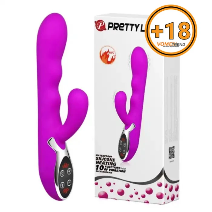 #BDM4109 - USB Şarjlı 10 Fonksiyonlu Isıtmalı Teknolojik Vibratör