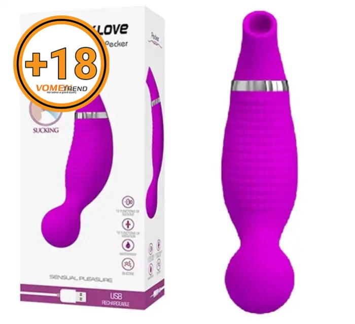 #BDM1426 - USB Şarjlı 12 Emme ve 12 Titreşim Fonksiyonlu Teknolojik Vibratör