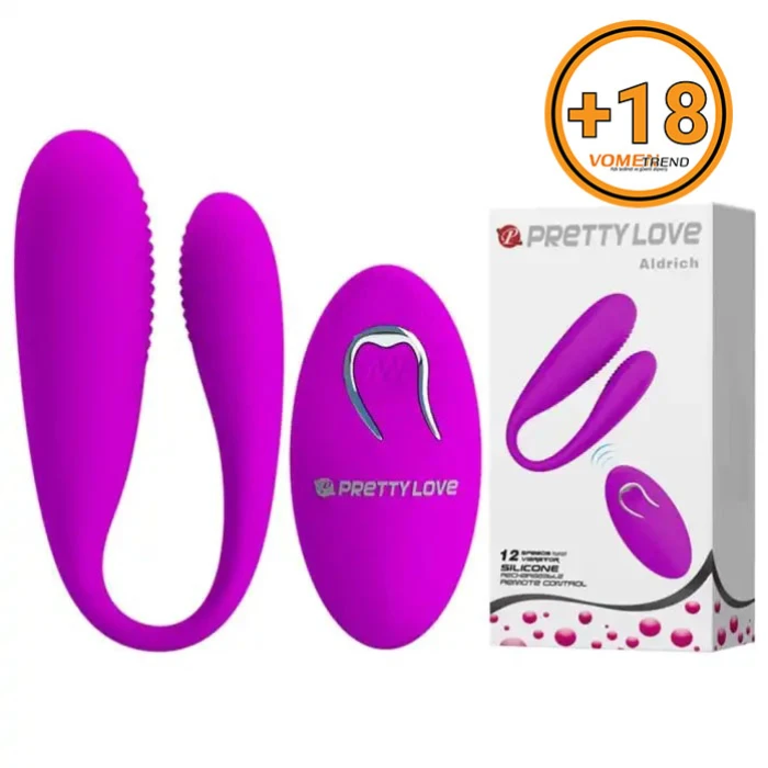#BDM4430 - Pretty Love USB Şarjlı 12 Titreşimli Uzaktan Kumandalı Vibratör