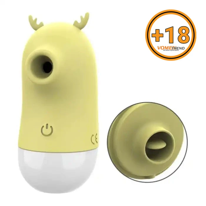 #BDM1117 - USB Şarjlı 5 Emme ve Dil Uyarım Fonksiyonlu Teknolojik Vibratör