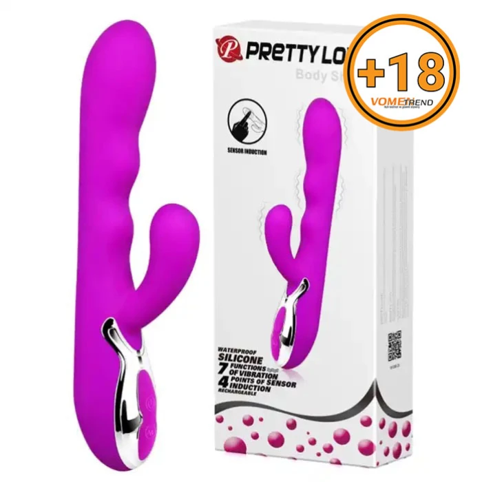 #BDM4139 - USB Şarjlı 7 Fonksiyonlu 4 Nokta Sensörlü Teknolojik Vibratör