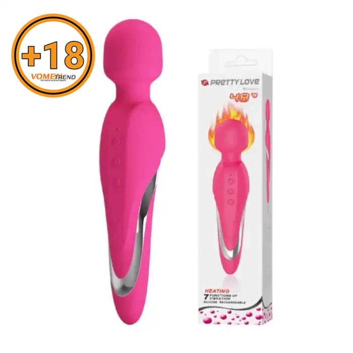 #BDM1241 - USB Şarjlı 7 Fonksiyonlu Isıtmalı Teknolojik Vibratör