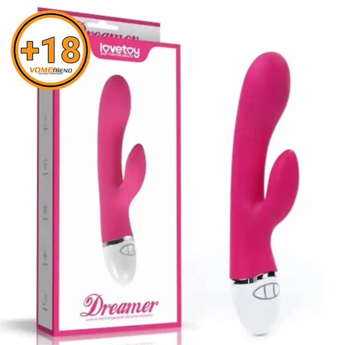 #LV2710P - USB Şarjlı 7 Fonksiyonlu Klitoris Uyarıcılı Teknolojik Vibratör