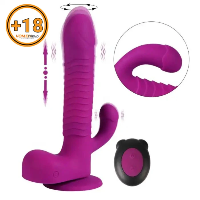 #BDM1072 - Usb Şarjlı İleri Geri Hareketli 3 Modlu Teknolojik Vibratör