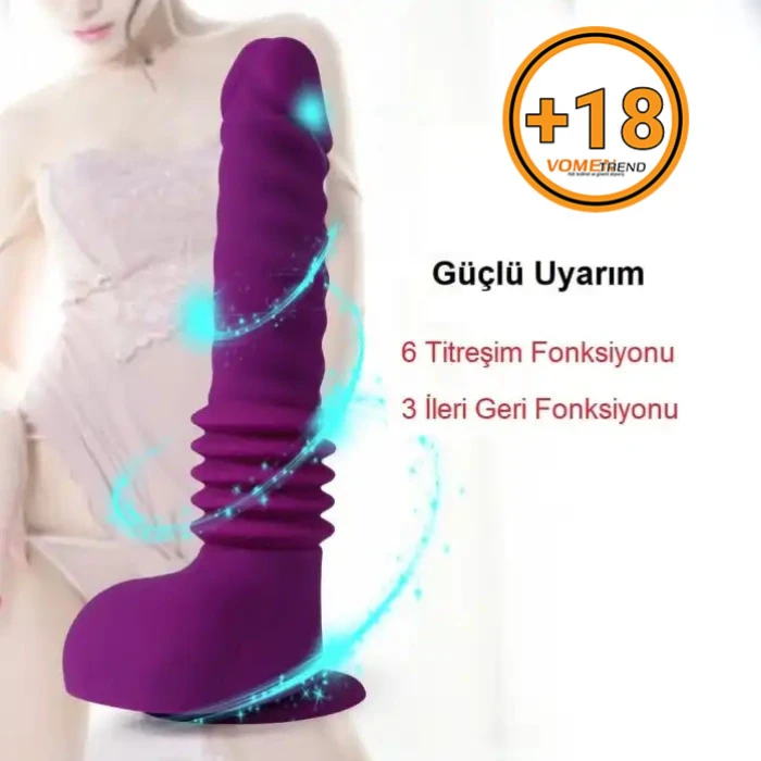 #BDM1066 - Usb Şarjlı İleri Geri Hareketli Teknolojik Vibratör