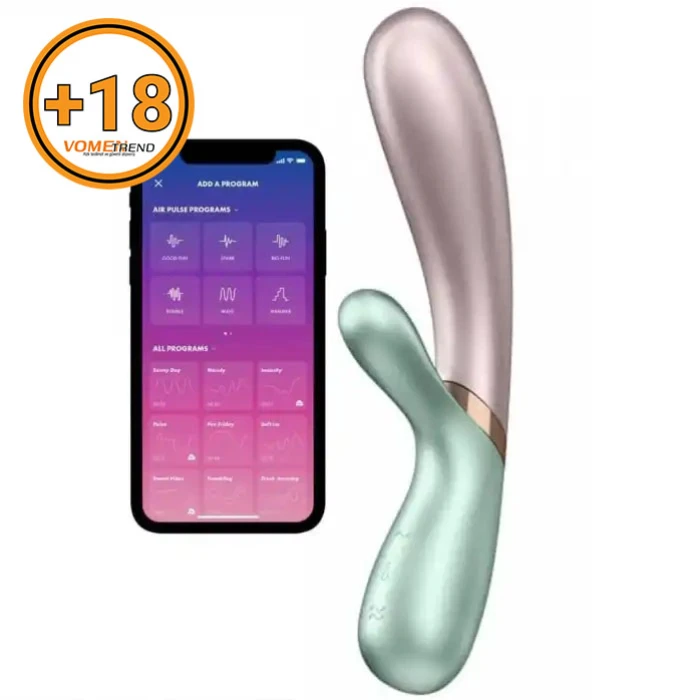#BDM1550 - Usb Şarjlı Telefondan Kumandalı Isıtmalı Klitoris Uyarıcılı Vibratör