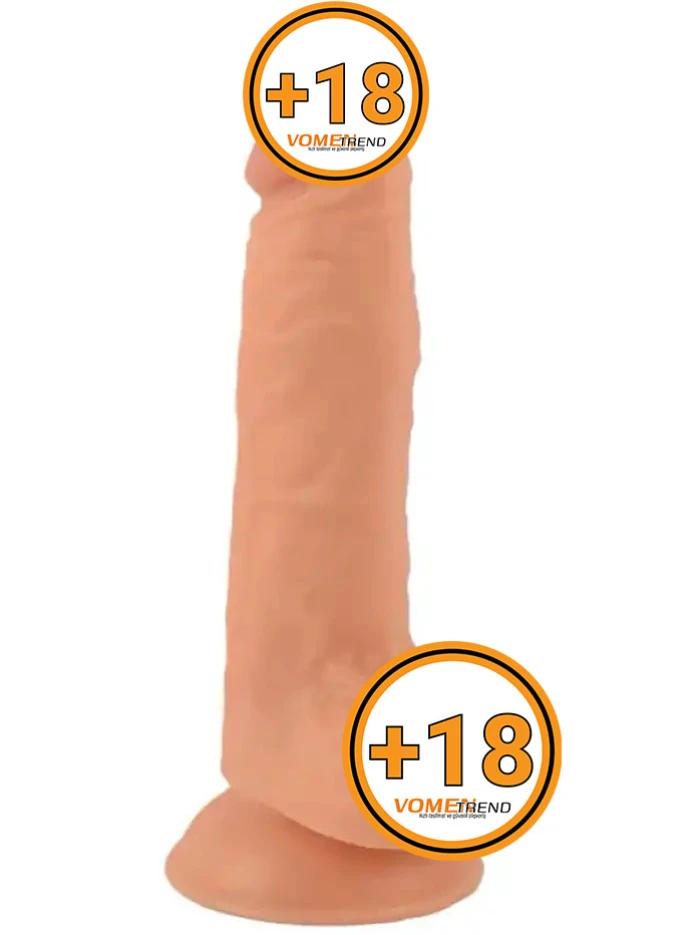 #VN210044 - 19 cm Realistik Gerçek Ten Dokusunda Dildo Penis