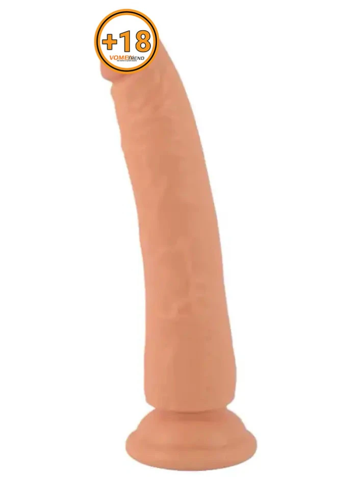 #VN210065 - 21.5 cm Testissiz Vantuzlu Gerçekçi Dildo Penis