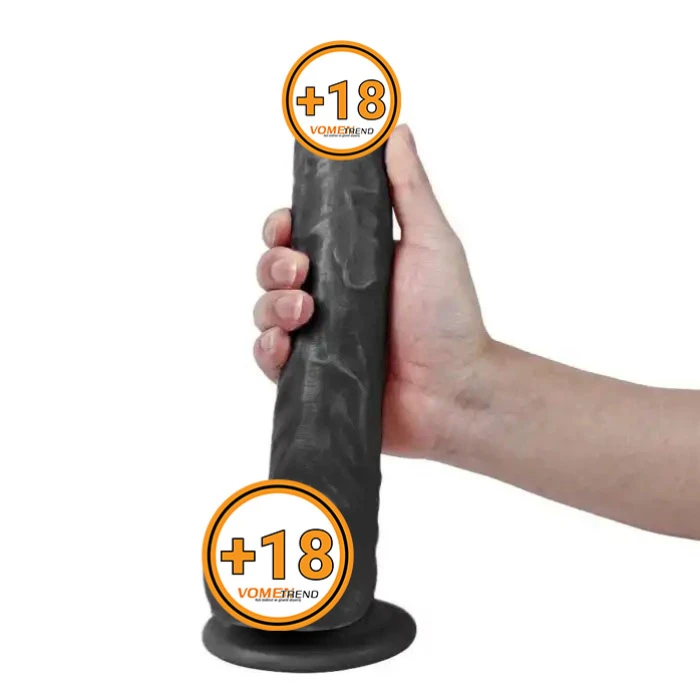 #U6106 - 28 cm Realistik Zenci Dildo Penis