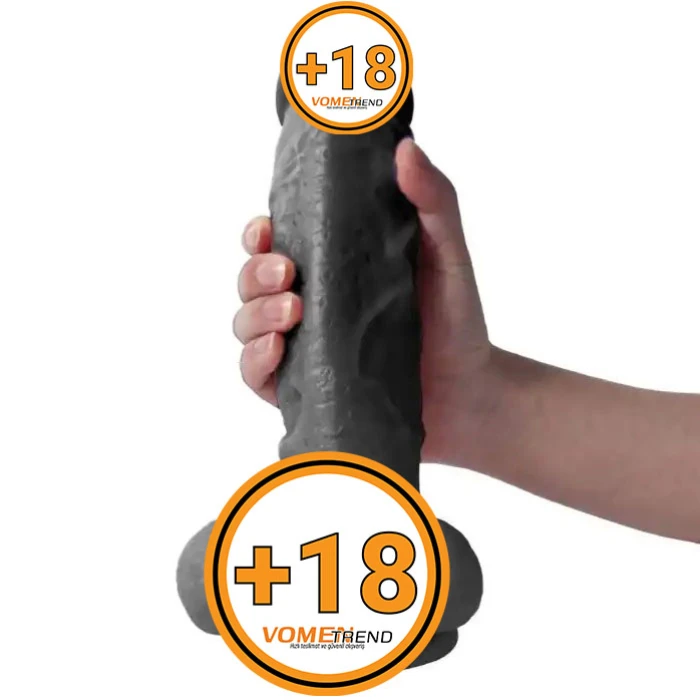 #U6098-1 - 27 cm Realistik Kalın Zenci Dildo Penis