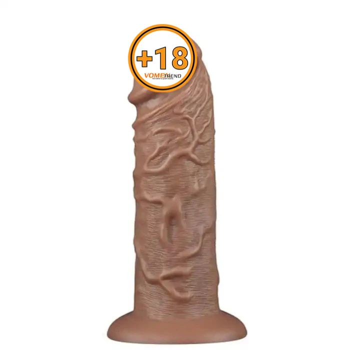 #LV111011 - 26,6 cm Yeni Nesil Çift Katmanlı Realistik Kalın Dildo Melez Penis