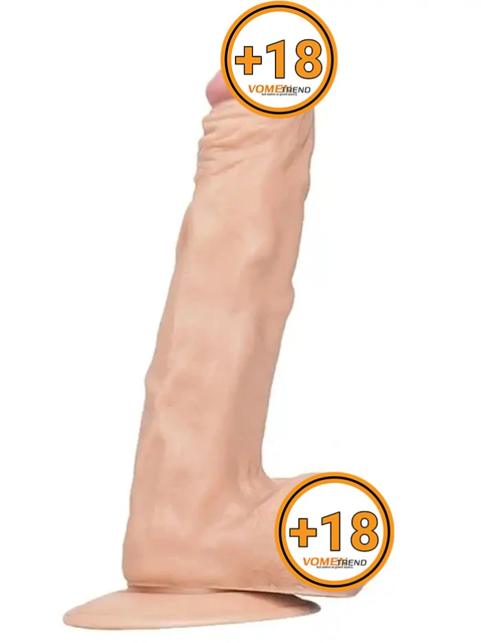 #PX024-1 - 25 cm Gerçekçi Ten Dokusunda Dildo Penis