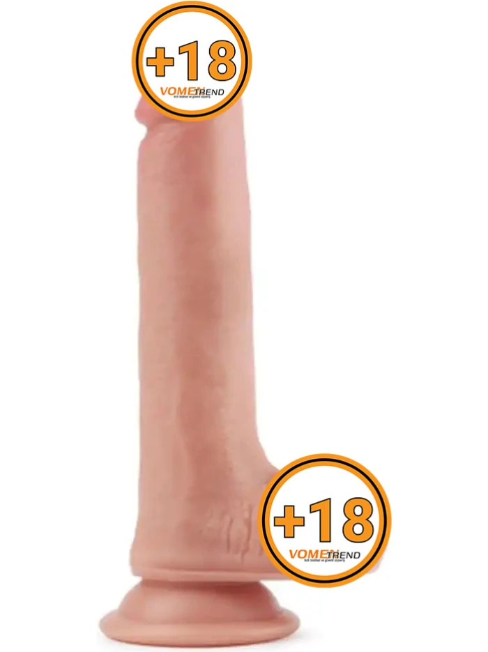 #LV4005 - 20.5 cm Çift Katmanlı Ten Dokusunda Realistik Dildo Penis